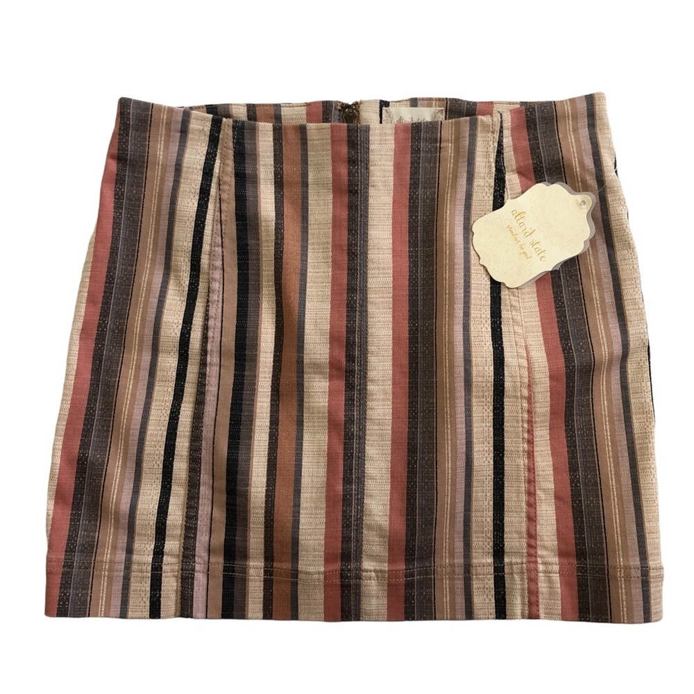 Altar'd State NWT Striped Mini Skirt Size Medium